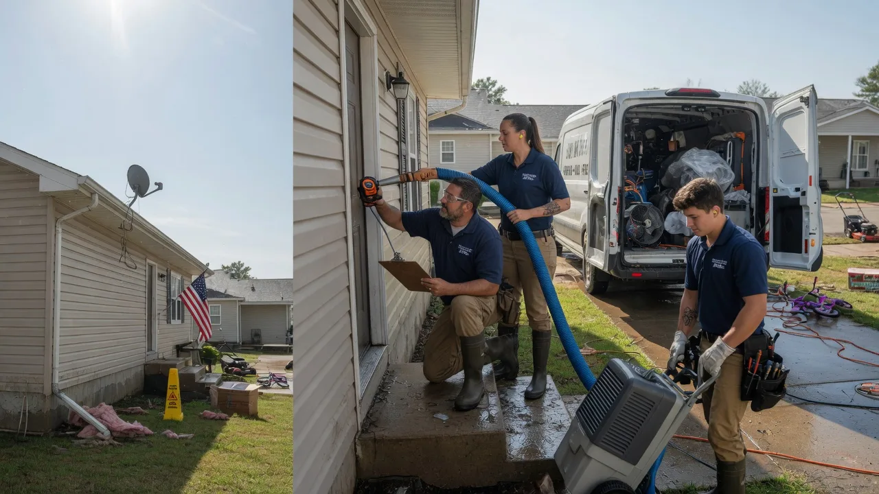 Ceiling Water Damage Restoration in Sumrall, MS near me